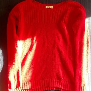 Red Knit Sweater